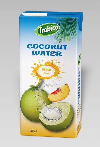 Coconut water with peach juice  1000ml